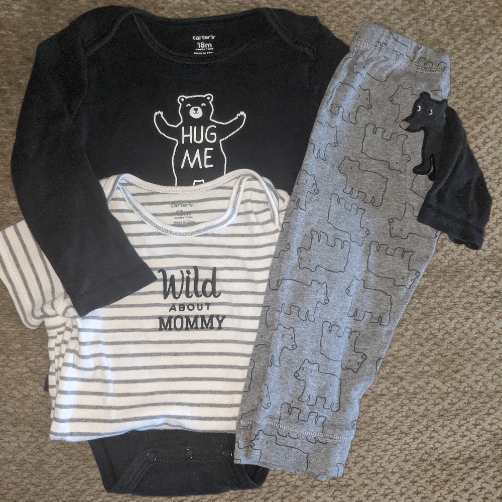 BOGO**Carter's Boys 3pc "Wild About Mommy" Set